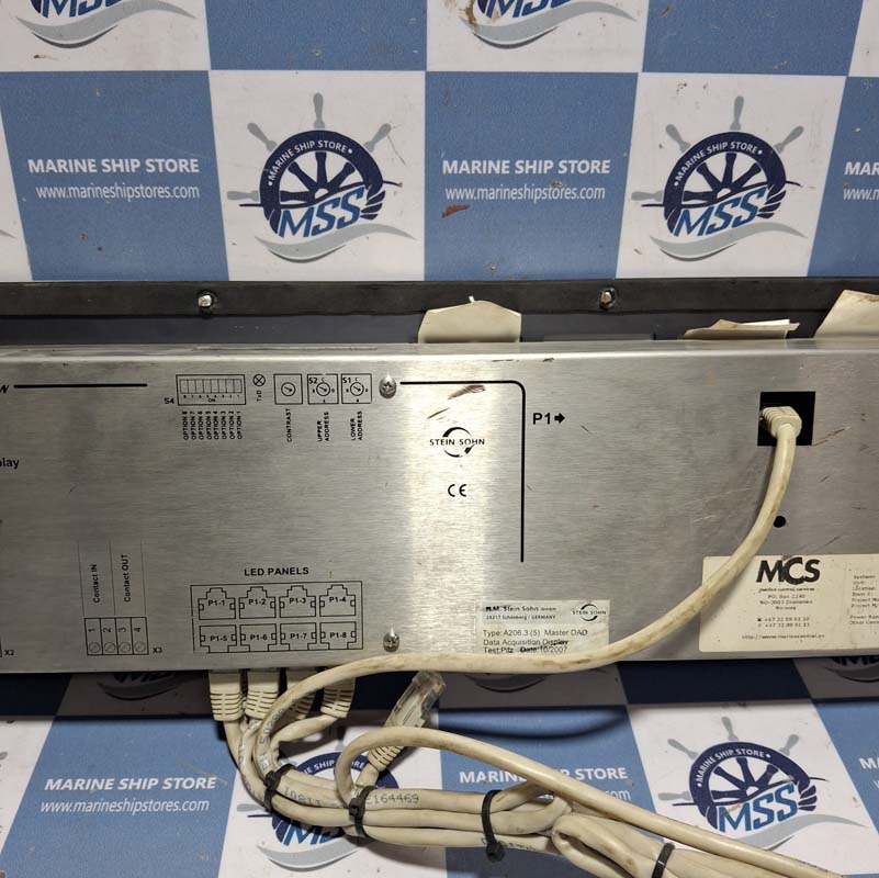 STEIN SOHN-VISTA AUTOMATION A206.3 5 MASTER DAD DATA ACQUISITION DISPLAY