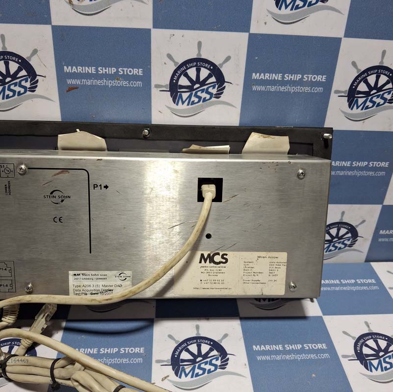 STEIN SOHN-VISTA AUTOMATION A206.3 5 MASTER DAD DATA ACQUISITION DISPLAY