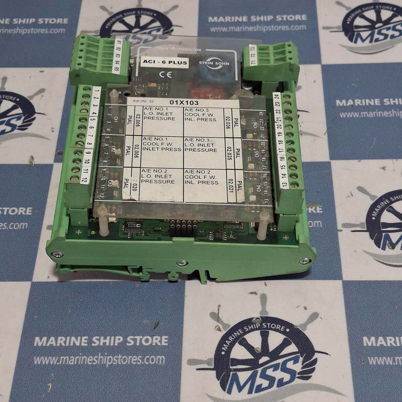 STEIN SOHN-VISTA AUTOMATION ACI-6-PLUS F101003A REV-I ANALOG CURRENT INPUT MODULE
