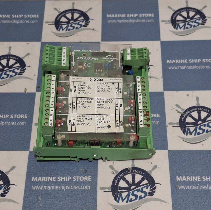 STEIN SOHN-VISTA AUTOMATION API-6-3-PLUS F102004A REV-F ANALOG MODULE