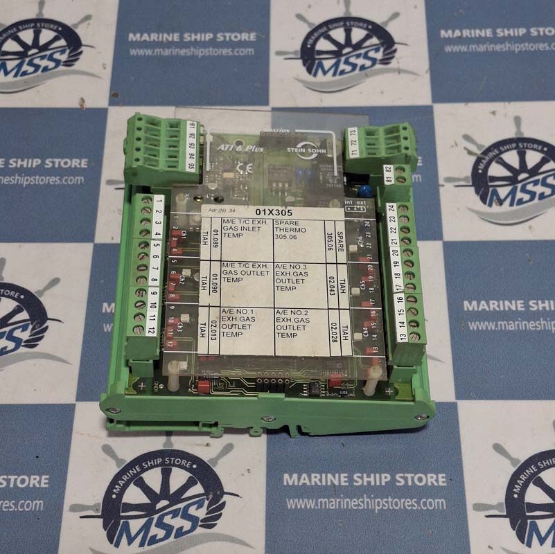 STEIN SOHN-VISTA AUTOMATION ATI-6-PLUS F103003A REV-I ANALOG THERMO INPUT MODULE-2 STEIN SOHN-VISTA AUTOMATION ATI-6-PLUS F103003A REV-I ANALOG THERMO INPUT MODULE