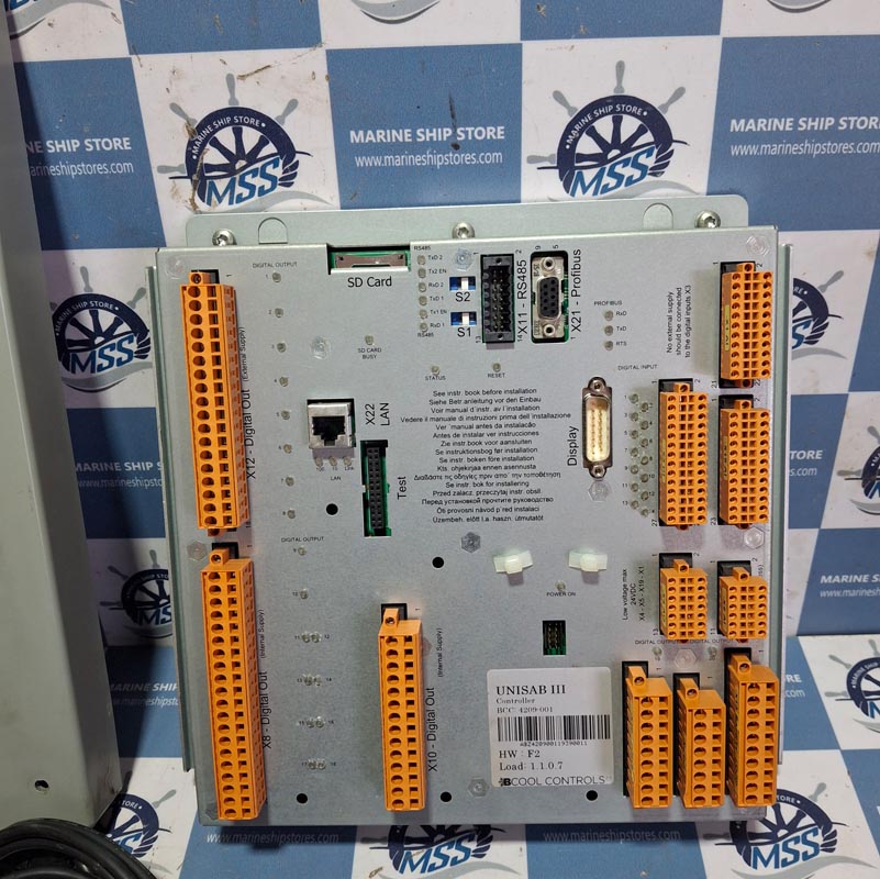 JOHNSON CONTROLS SABROE UNISAB III 4214-001 REV-0001 4209-001 DISPLAY CONTROLLER UNIT