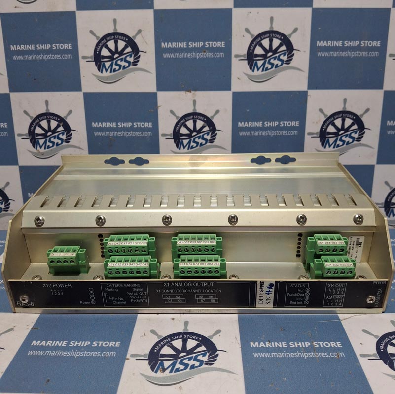 KONGSBERG NORCONTROL RAO-8 8100153 HA451672A REV-C5 REMOTE ANALOG OUTPUT MODULE KONGSBERG NORCONTROL RAO-8 8100153 HA451672A REV-C5 REMOTE ANALOG OUTPUT MODULE