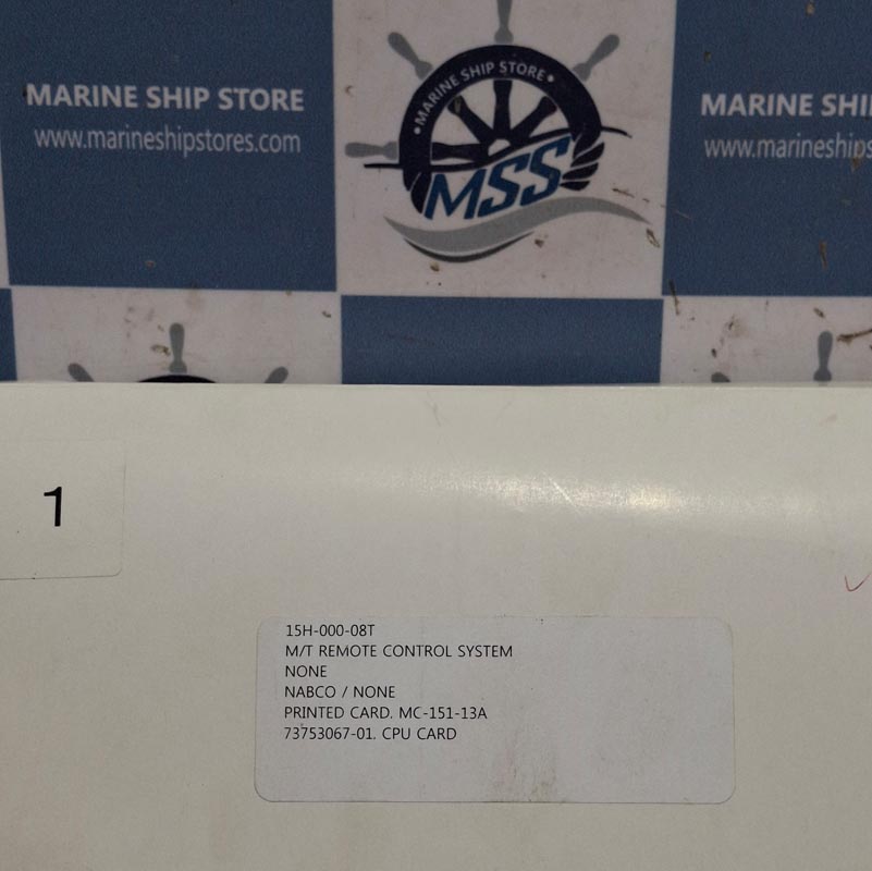 NABCO MC-151-13A 885-73751903 PRINTED CPU CARD