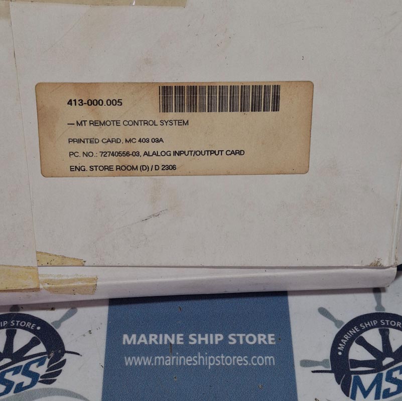NABCO MC-403-03C 885-72739905 PRINTED ANALOG INPUT-OUTPUT CARD-2 NABCO MC-403-03C 885-72739905 PRINTED ANALOG INPUT-OUTPUT CARD