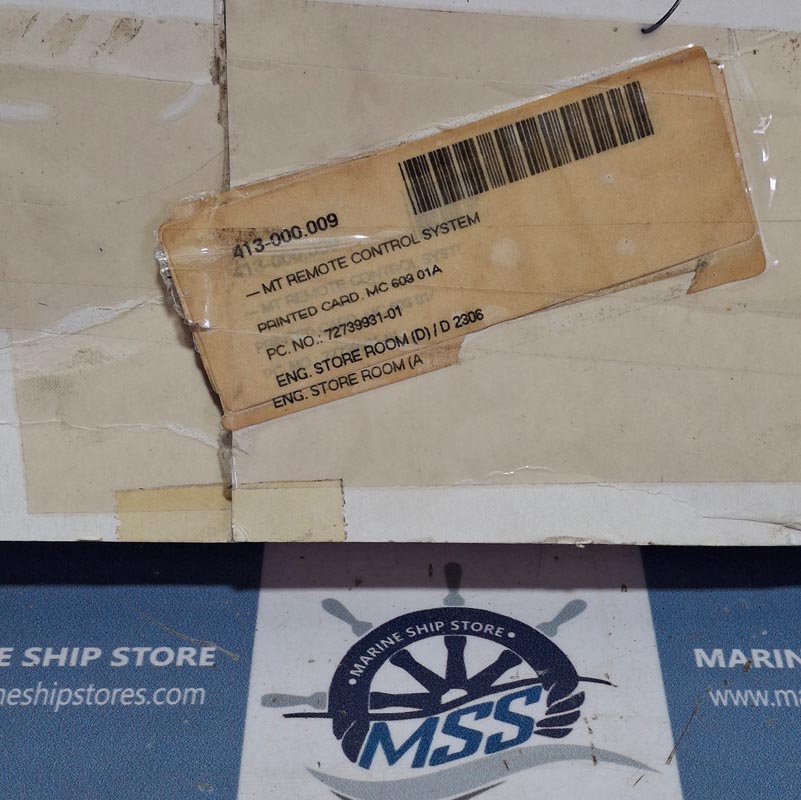 NABCO MC-603-01A 885-72739837 PRINTED CARD-1 NABCO MC-603-01A 885-72739837 PRINTED CARD
