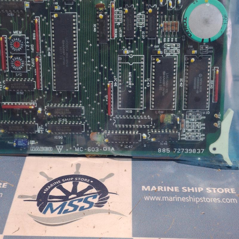NABCO MC-603-01A 885-72739837 PRINTED CARD-4 NABCO MC-603-01A 885-72739837 PRINTED CARD