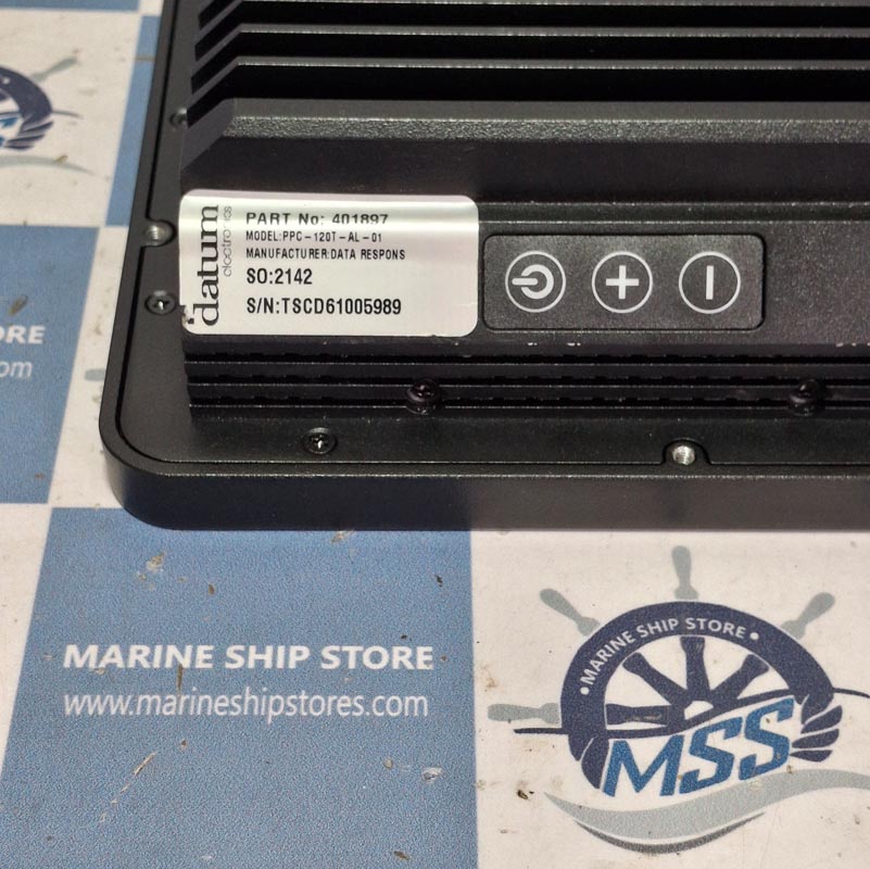 DATUM ELECTRONICS PPC-120T-AL-01 REV-B MARINE PANEL COMPUTER