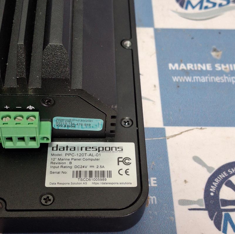 DATUM ELECTRONICS PPC-120T-AL-01 REV-B MARINE PANEL COMPUTER
