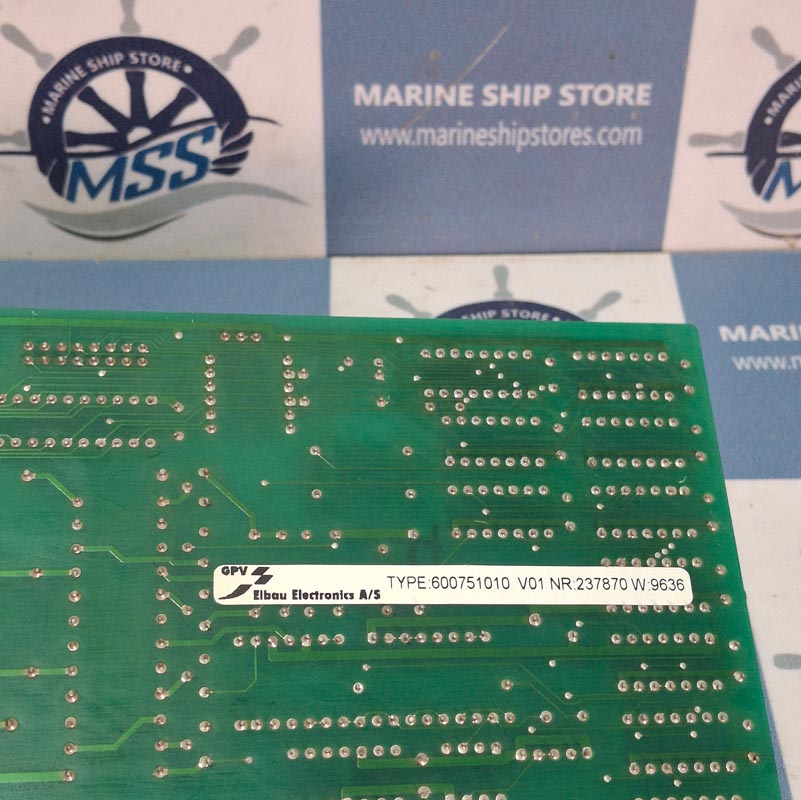 GPV ELBAU ELECTRONICS 600751010-V01 643.520.505 PCB CARD