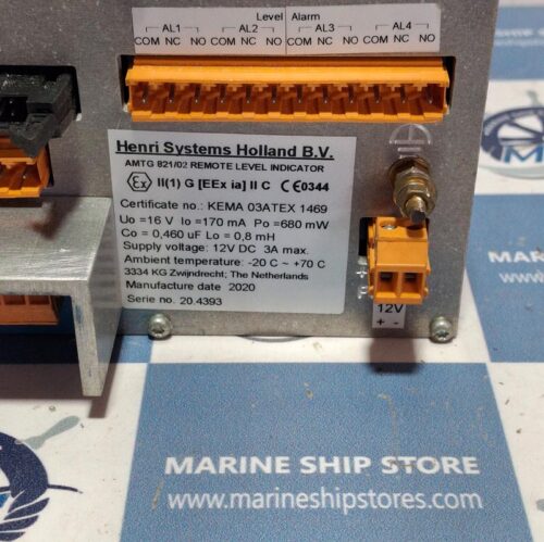 HSH-HENRI AMTG 821-02 REMOTE LEVEL INDICATOR - Marine Ship Store