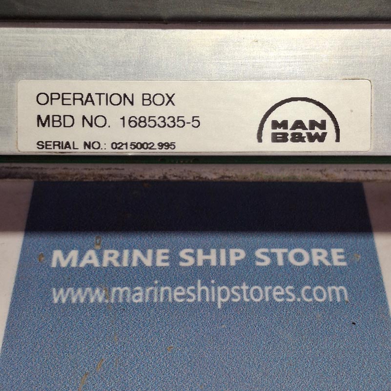 MAN B&W 1685335-5 OPERATION BOX