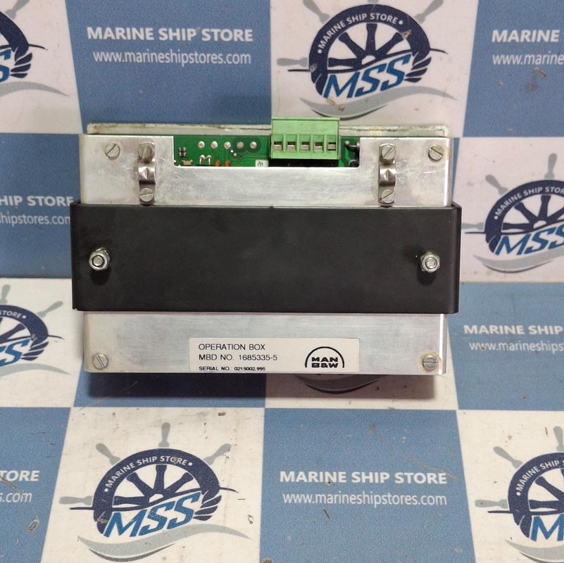 MAN B&W 1685335-5 OPERATION BOX