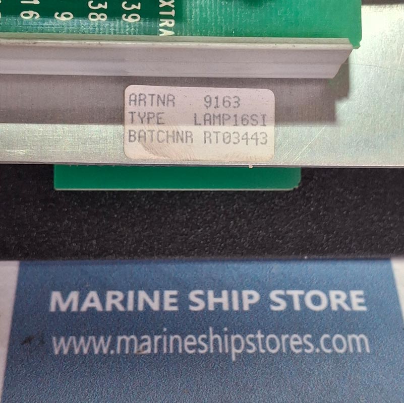 MARINE ELECTRONICS LAMP16SI SECTION IN ALARM PANEL