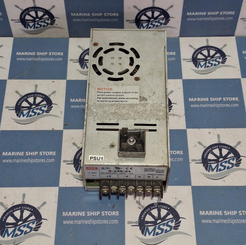MEAN WELL S-240-24 SWITCHING POWER SUPPLY-1 MEAN WELL S-240-24 SWITCHING POWER SUPPLY