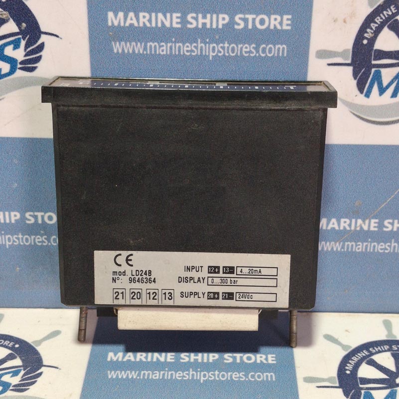 MUSASINO 0-300 BAR LD24B PRESSURE INDICATOR METER