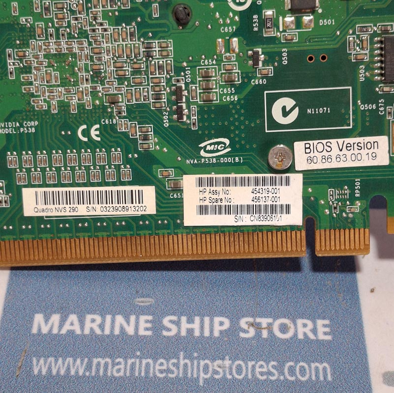 NVIDIA QUADRO NVA-P538-000-B PCI CARD