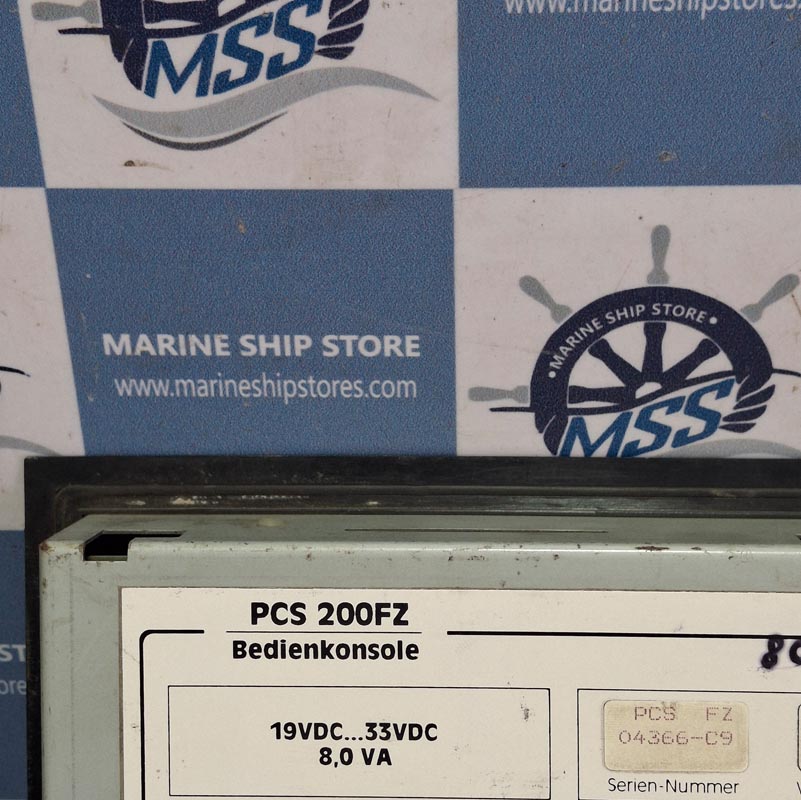 PCS SYSTEME LAUER PCS-200FZ CONTROL CONSOLE