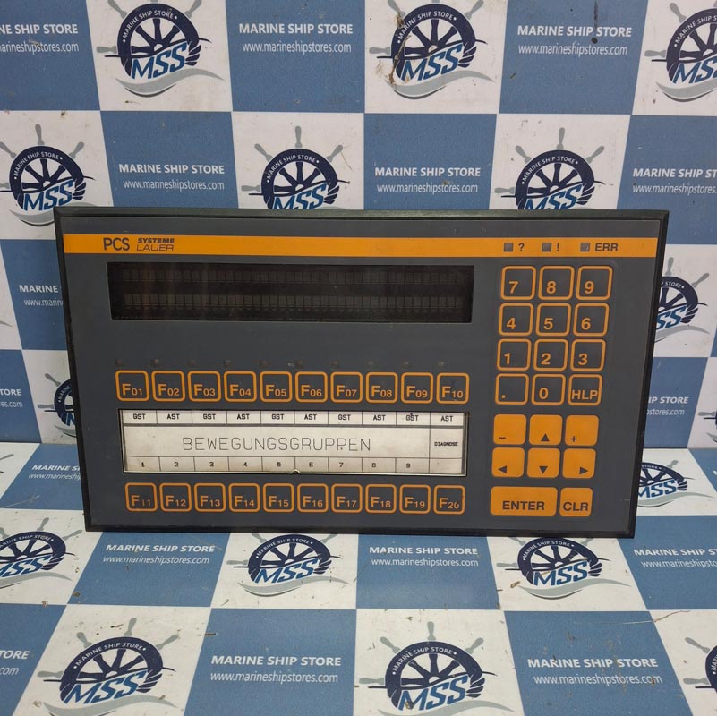 PCS SYSTEME LAUER PCS-250FZ PCS-804.1 CONTROL CONSOLE
