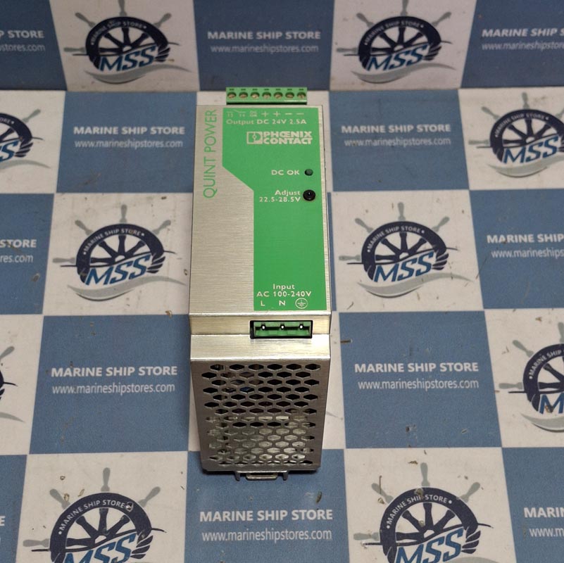 PHOENIX CONTACT QUINT-PS-100-240AC-24DC-2-5 REV-20 QUINT POWER SUPPLY MODULE