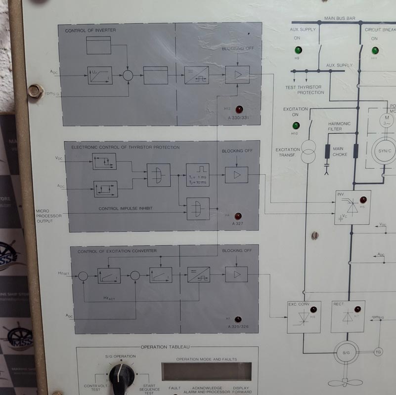 SAAB C-4338 A-201 271.131.665 GENERATOR CONTROL