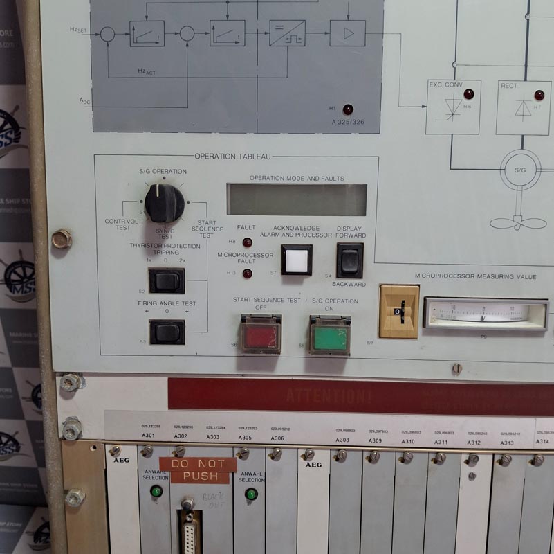 SAAB C-4338 A-201 271.131.665 GENERATOR CONTROL