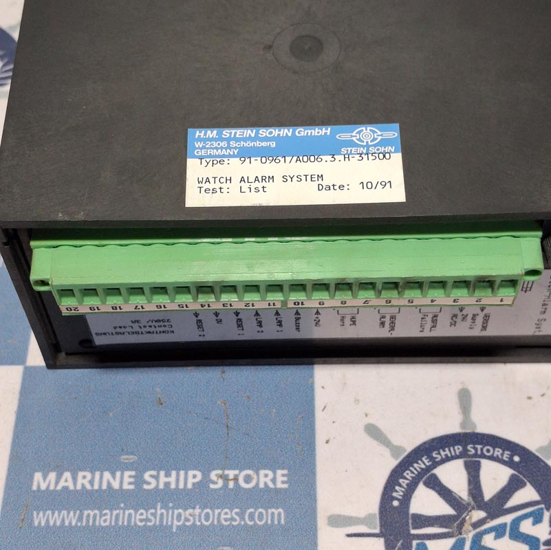 STEIN SOHN 91-0961 A006.3.H-31500 WATCH ALARM SYSTEM
