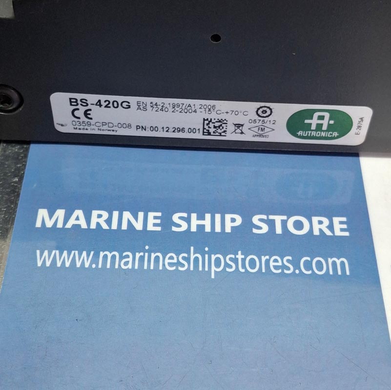 AUTRONICA BS-420G PART NO. 00.12.296.001 FIRE AND GAS ALARM CONTROL PANEL