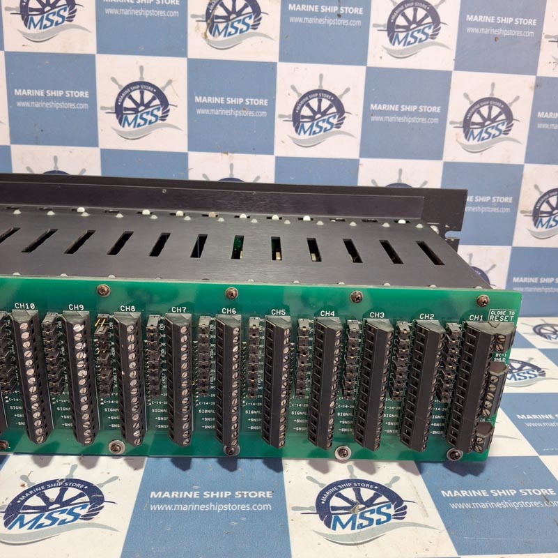 DETCON INC. MODEL 1610-N RACK PART NO- 951-161040-000 GAS DETECTION CONTROL SYSTEM