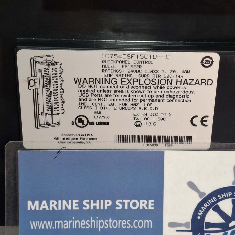GE FANUC EMERSON ES1522R QUICK PANEL CONTROL TOUCHSCREEN-1 (2) GE FANUC EMERSON ES1522R QUICK PANEL CONTROL TOUCHSCREEN