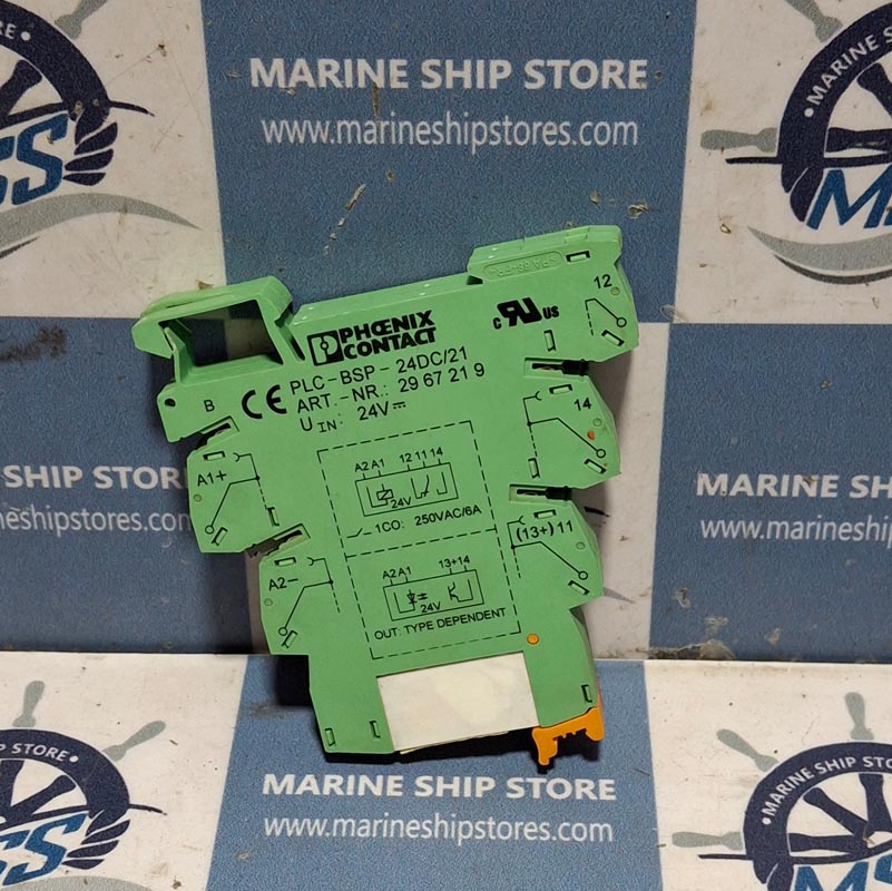 PHOENIX CONTACT PLC-BSP-24DC-21 RELAY BASE