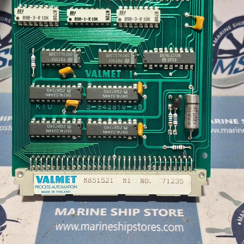 VALMET AUTOMATION KIU 3-542819-2B M851521 PCB CARD2 VALMET AUTOMATION KIU 3-542819-2B M851521 PCB CARD
