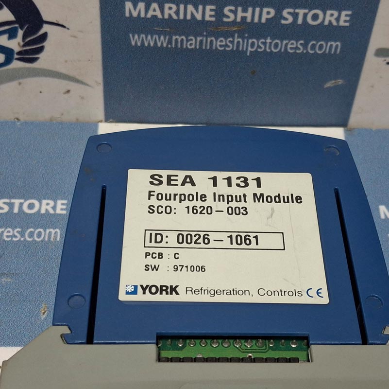 YORK SABROE SEA-1131 1620-003 FOURPOLE INPUT MODULE