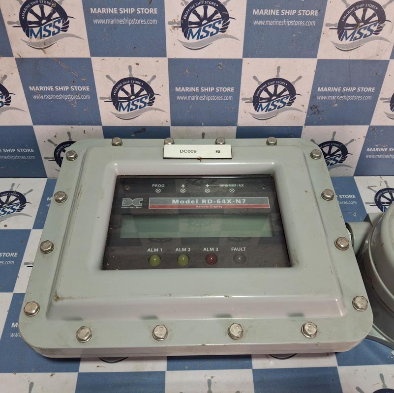 DETCON RD-64X-N7 957-XRD640-000-020 REMOTE DISPLAY-GAS SENSOR