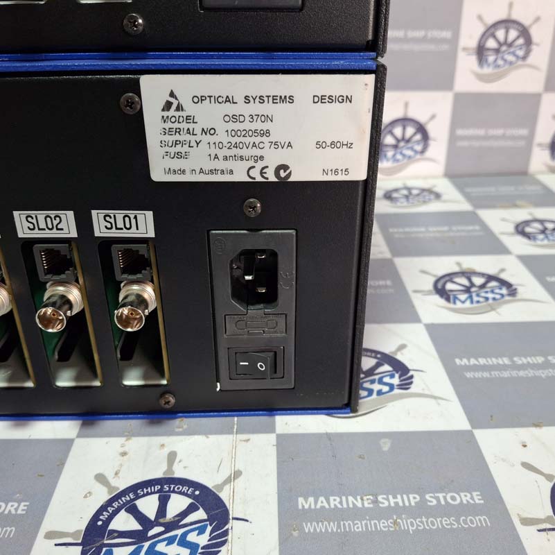 OPTICAL SYSTEMS DESIGN OSD-370N CONTROL PANEL