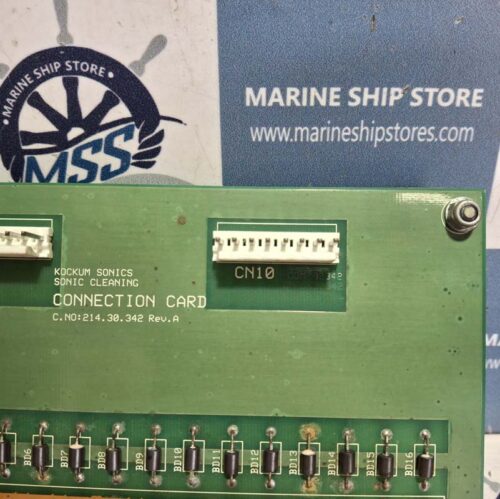 KOCKUM SONICS 214.30.342 REV.A CONNECTION CARD