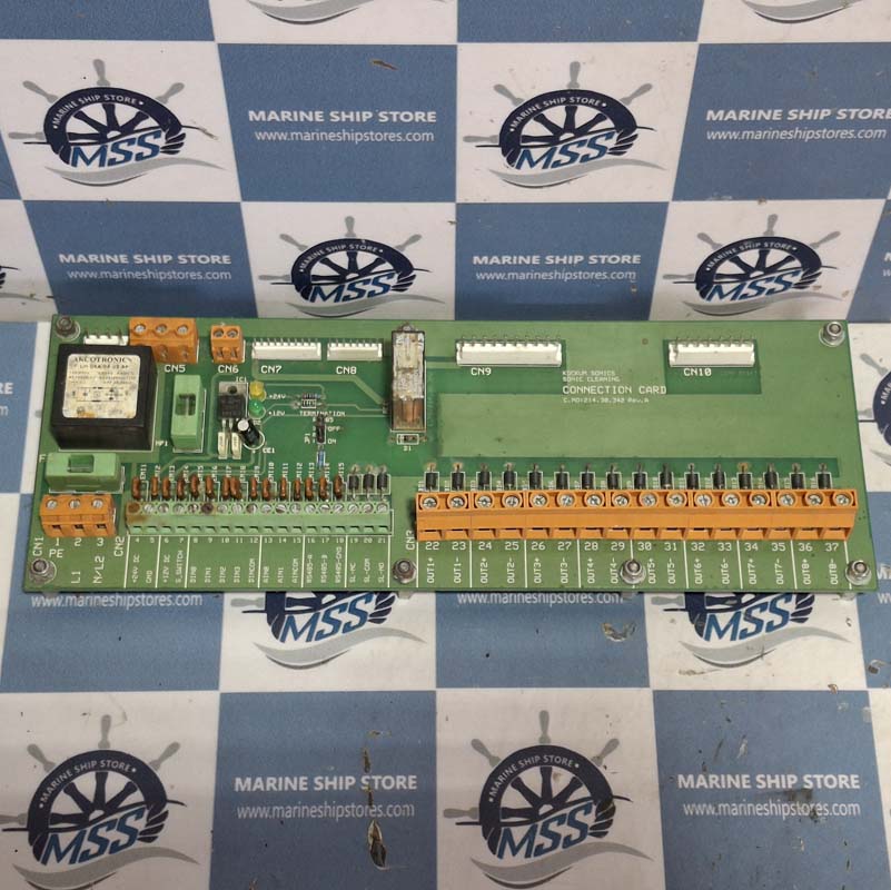 KOCKUM SONICS 214.30.342 REV.A CONNECTION CARD