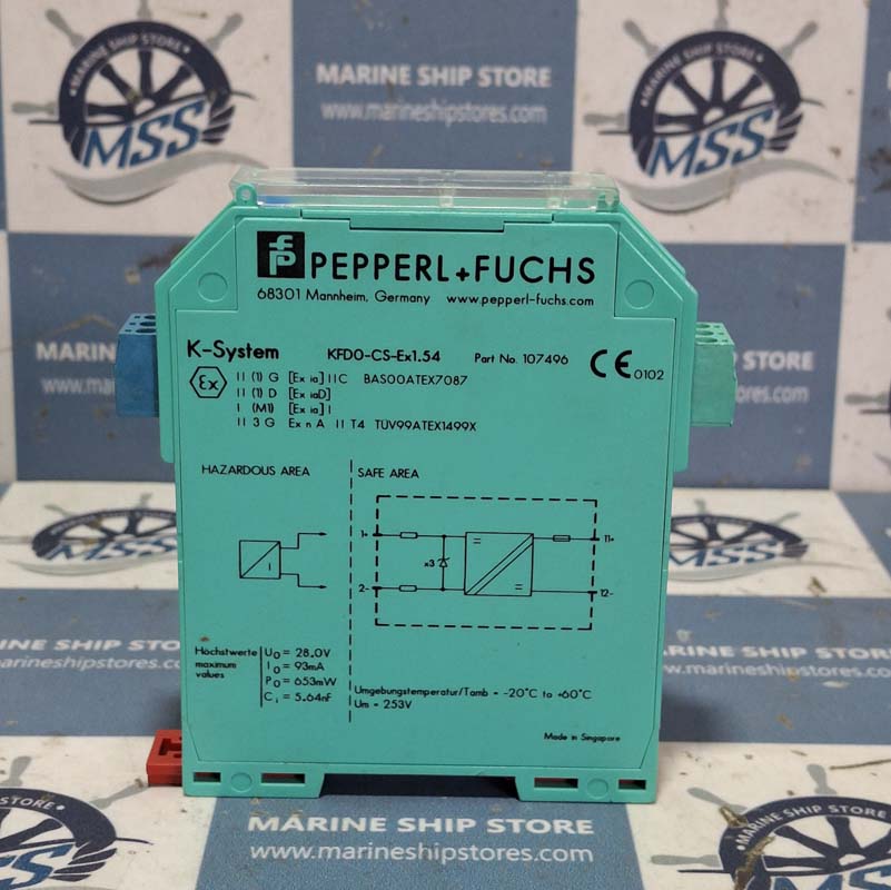 PEPPERL+FUCHS KFD0-CS-EX1.54 107496 REPEATER BARRIER MODULE