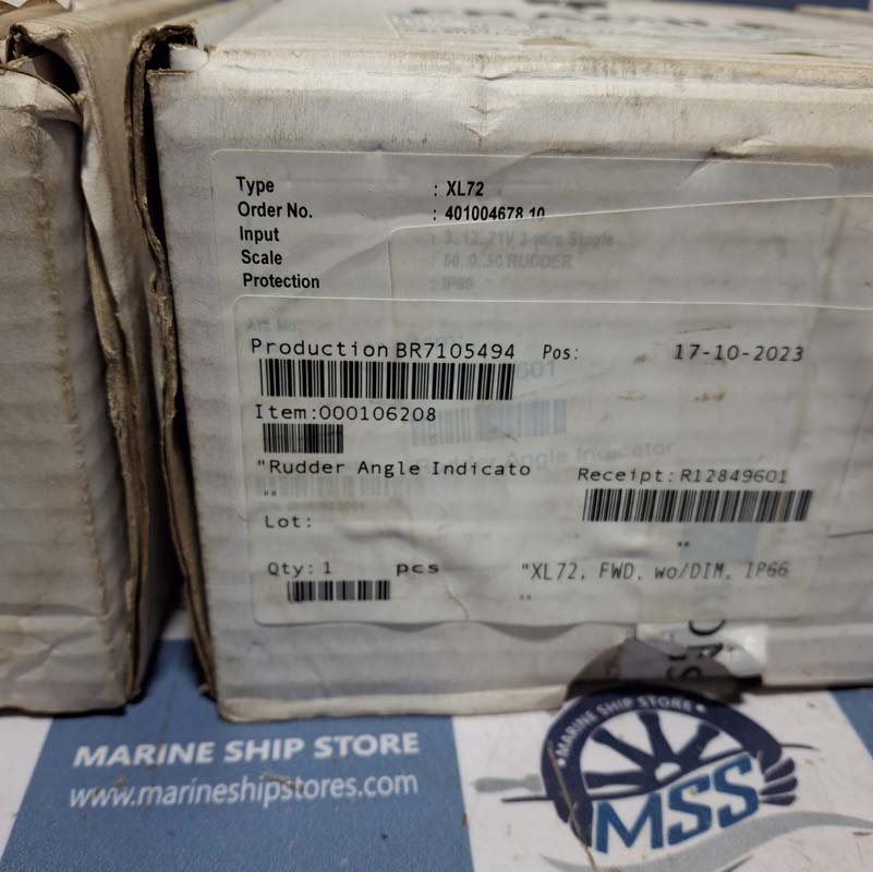 DEIF ROLLS-ROYCE XL72 RPM 5880-PC1029 RUDDER ANGLE INDICATOR DEP. STEERING GEAR