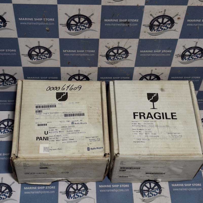 DEIF ROLLS-ROYCE XL72 RPM 5880-PC1029 RUDDER ANGLE INDICATOR DEP. STEERING GEAR