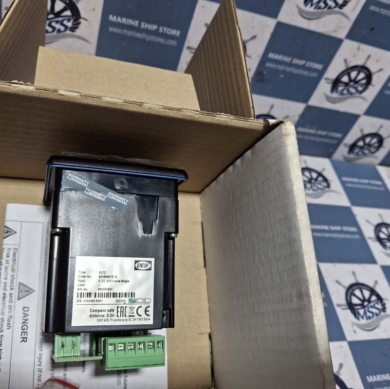 DEIF ROLLS-ROYCE XL72 RPM 5880-PC1029 RUDDER ANGLE INDICATOR DEP. STEERING GEAR