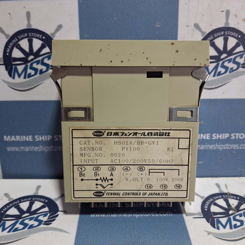 FENWAL CONTROLS HS01A-BR-GV1 PT-100 DIGITAL TEMPERATURE INDICATOR