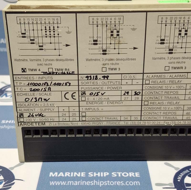 ARDETEM TMW 0-3 KW METER