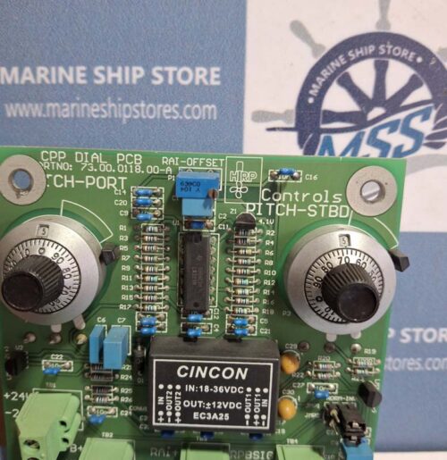 HRP CONTROLS 73.00.0118.00-A CPP DIAL PCB CARD