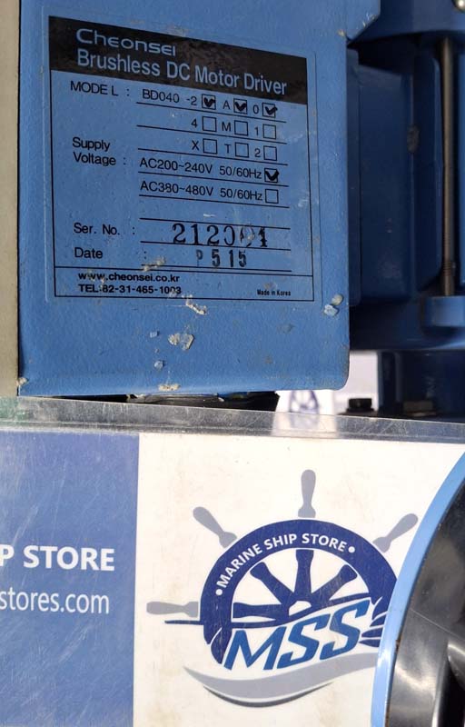 CHEONSEI BD040-2 KDV-A-33L-PTC-XWS-0 BRUSHLESS DC MOTOR DRIVER