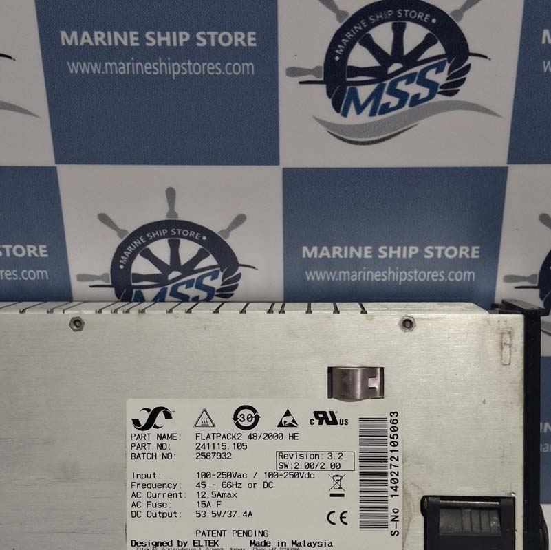 ELTEK FLATPACK2 48-2000 HE 241115.105 POWER SUPPLY RECTIFIER MODULE