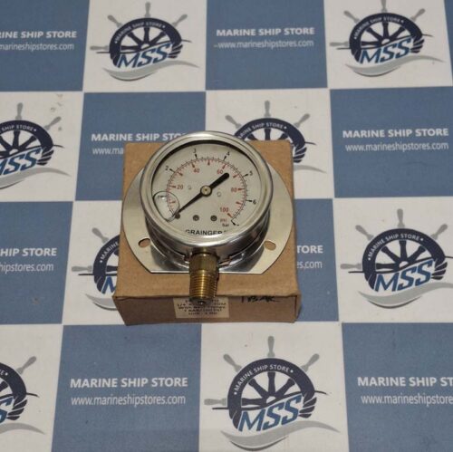 GRAINGER KI 1.6 PRESSURE GAUGE