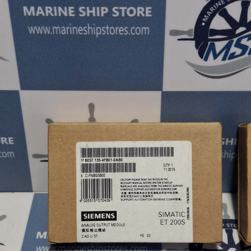 SIEMENS 6ES7 135-4FB01-0AB0 SIMATIC S7 ANALOG OUTPUT MODULE