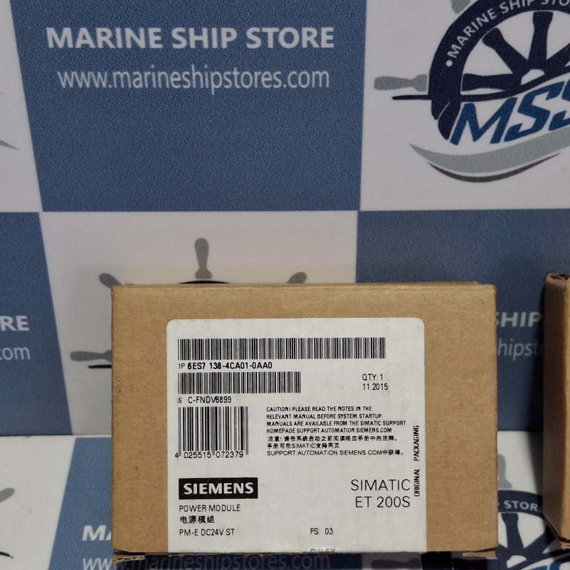 SIEMENS 6ES7 138-4CA01-0AA0 PM-E SIMATIC S7 POWER MODULE