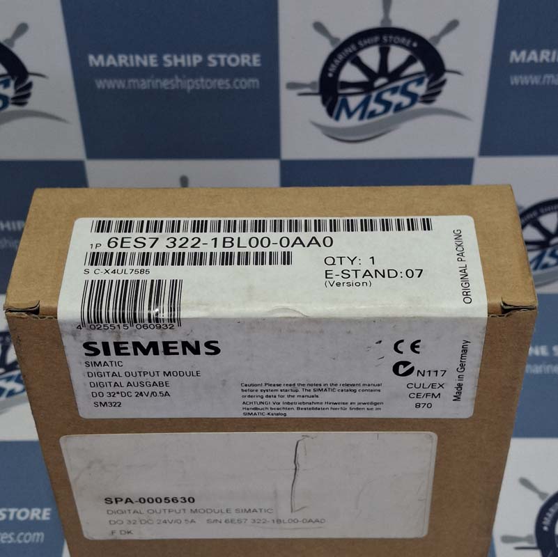 SIEMENS 6ES7 322-1BL00-0AA0 SIMATIC S7 DIGITAL OUTPUT MODULE